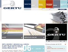 Tablet Screenshot of gertuasesores.com